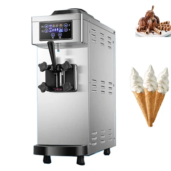 Obchodné Jeden Vedúci Ice Cream Stroj Vertikálne Malé Ice Cream Stroj Mlieko, Zmrzlina Stroj