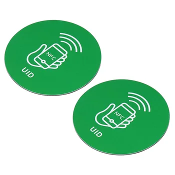 NFC Tagy Nálepky UID RFID IC Štítok 13.56 MHz Prepisovateľné Späť Lepidlo Bezkontaktné pre Vstup Systém Kontroly Prístupu