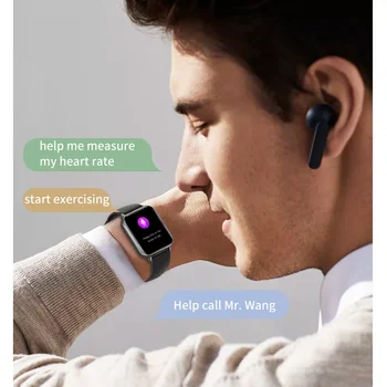 Nový Farebný Displej Mužov Smart Hodinky Plne Dotykový Bluetooth Hovor Fitness Sledovanie Krvného Tlaku Smart Hodiny Dámy SmartWatch+Box