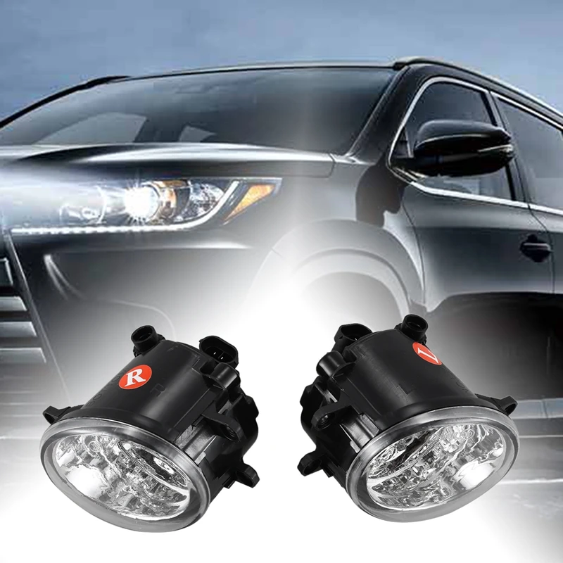 9LED Hmlové Svetlo Jazdy Lampa pre Toyota Corolla Camry Yaris Lexus Avalon Yaris Obrázok 2