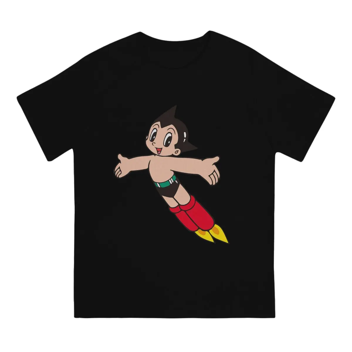 Muži Zadarmo Objať T Shirt Astroboy Čistej Bavlny Topy Bežné Krátky Rukáv O Krk Tees Dospelých T-Shirts Obrázok 1