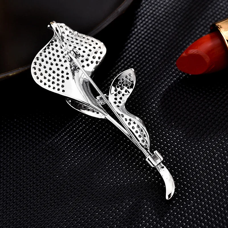 Klip Kala Lily Golier Šperky Brošňa High-end Corsage Luxusnú Atmosféru Cardigan Pin Veľkoobchod Obrázok 1