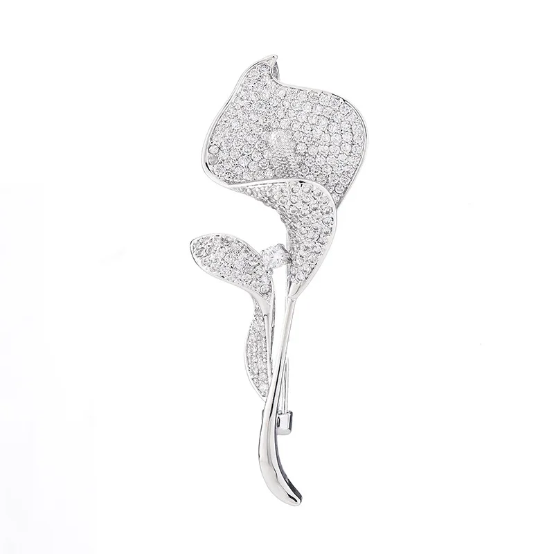Klip Kala Lily Golier Šperky Brošňa High-end Corsage Luxusnú Atmosféru Cardigan Pin Veľkoobchod Obrázok 4
