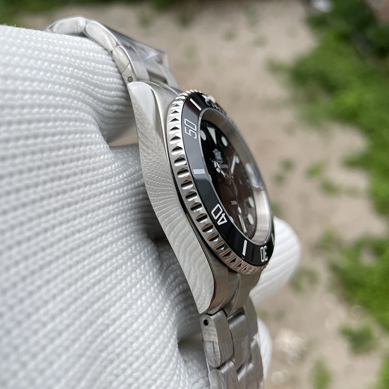 STEELDIVE Mužov, Sledovať Klasické Vody Ghost 300M Nepremokavé Keramická Fazeta Sapphire Japonsko 2115 Quartz, Potápačské náramkové hodinky Obrázok 5