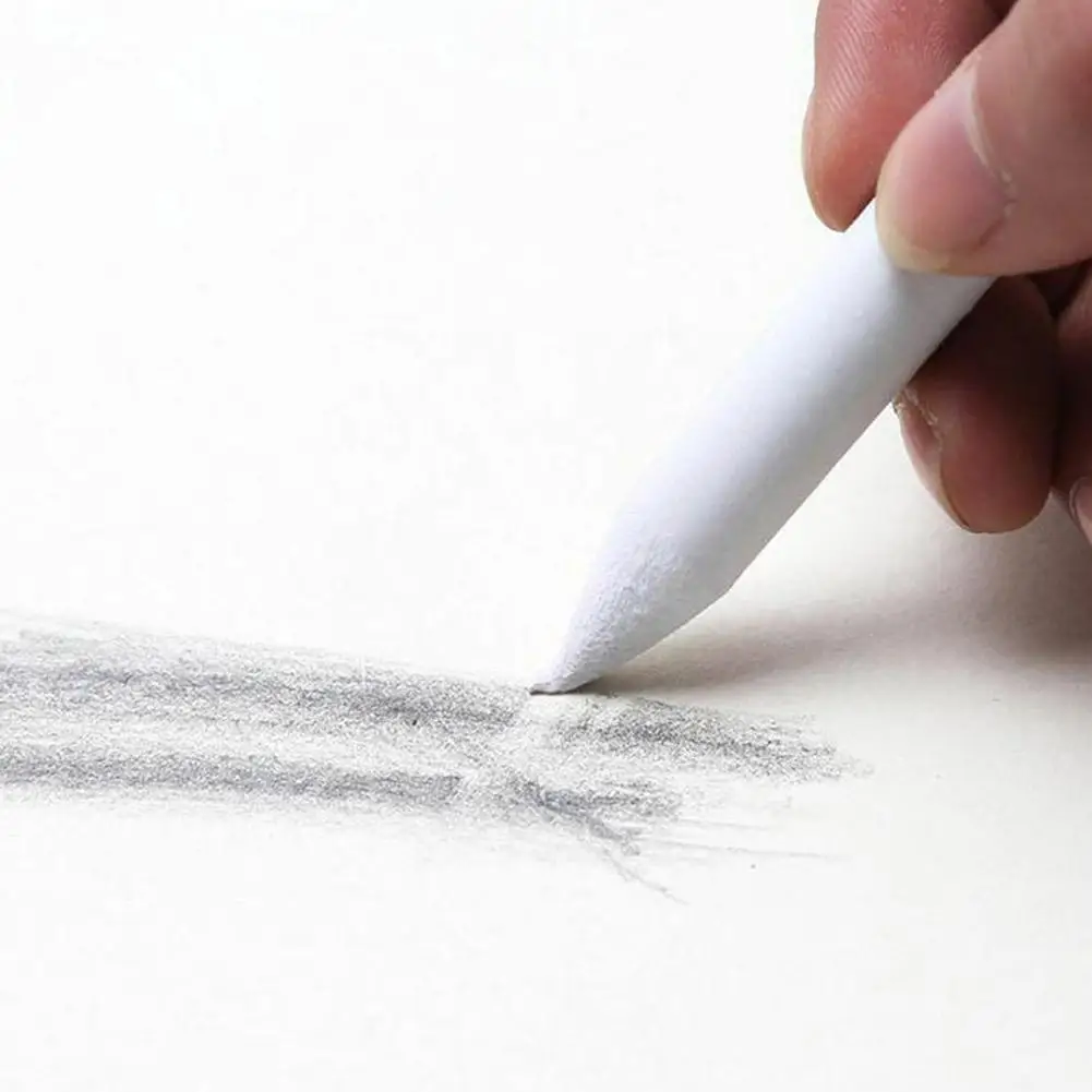Biela Kresba Perom Rozmazať Peň Stick Pre Ryžový Papier Kresby Uhľom Skicovanie Maľovanie Pero, Papier Rolka Ceruzka Maľovanie Supp R4v3 Obrázok 4