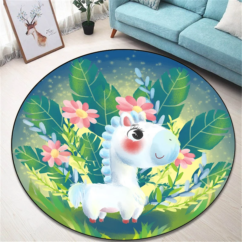 Cartoon Krásne 12 Čínskeho Zverokruhu kolo koberce, rohože obývacia izba koberec izba dekor darčeky umyváreň rohože oblasti koberec Obrázok 2