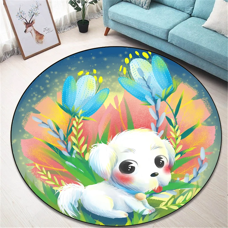 Cartoon Krásne 12 Čínskeho Zverokruhu kolo koberce, rohože obývacia izba koberec izba dekor darčeky umyváreň rohože oblasti koberec Obrázok 5