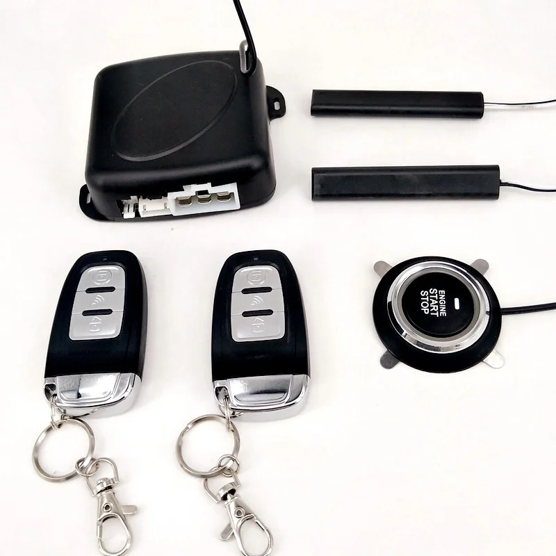 PKE Automatické Keyless Entry System Auto Start Stop Tlačidlá Keychain Auta Strednej zámky Dverí s Diaľkovým ovládaním Obrázok 1