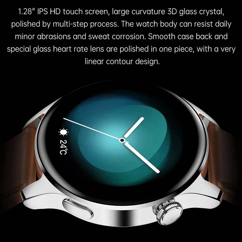 2022 Nové Pre HUAWEI Smart Hodinky Mužov Nepremokavé Šport Fitness Sledovanie Počasia Displej Bluetooth Hovor Smartwatch Pre Android IOS Obrázok 1