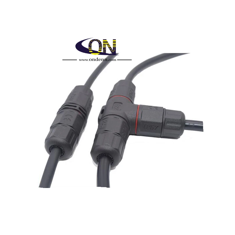 Nepremokavé Elektrický Kábel Drôt, 3-pinový Konektor IP67 pre Vonkajšie Použitie L20 HT230 pre Podzemné Inground Pozornosti Obrázok 2