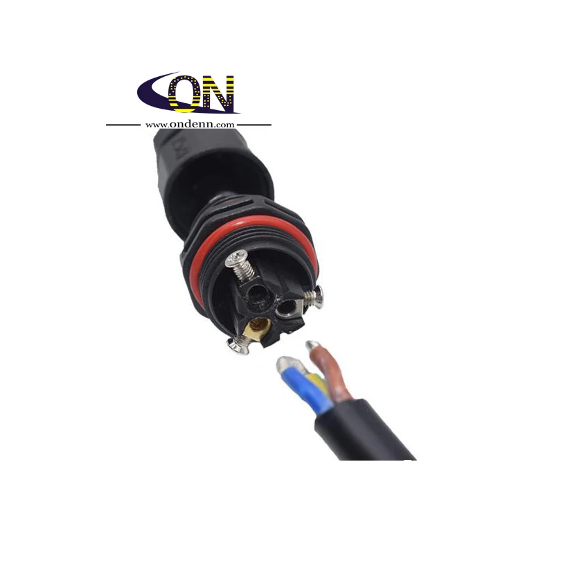 Nepremokavé Elektrický Kábel Drôt, 3-pinový Konektor IP67 pre Vonkajšie Použitie L20 HT230 pre Podzemné Inground Pozornosti Obrázok 5