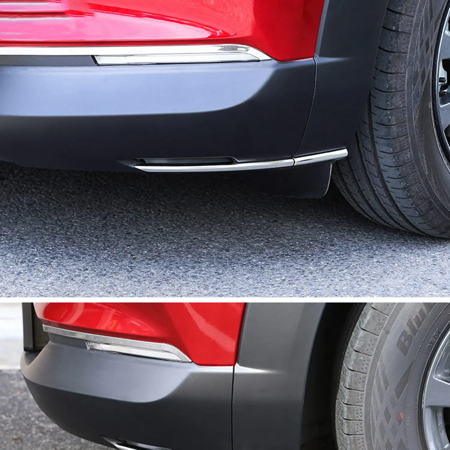 Auto Nárazníka Predného a Zadného Rohu Ochrany Výbava Pásy Predné a Zadné Rohu Výbava Kryt pre Mazda CX-30 2020 2021 Obrázok 5