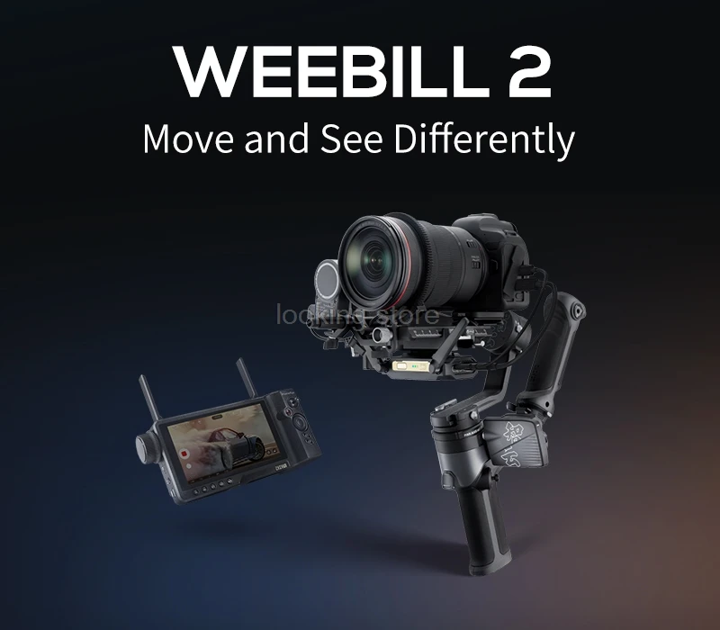 ZHIYUN Weebill 2 3-Os, Prenosné Gimbal Stabilizátor s Obrazovkou pre DSLR Mirrorless Fotoaparátu Canon, Nikon, Sony VS DJI / Weebill S Obrázok 1